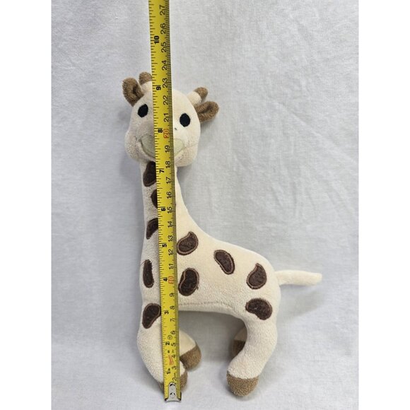 Vulli Sophia the Giraffe Plush Stuffed Animal Rattle, Cream Brown 10" tall - Picture 7 of 7